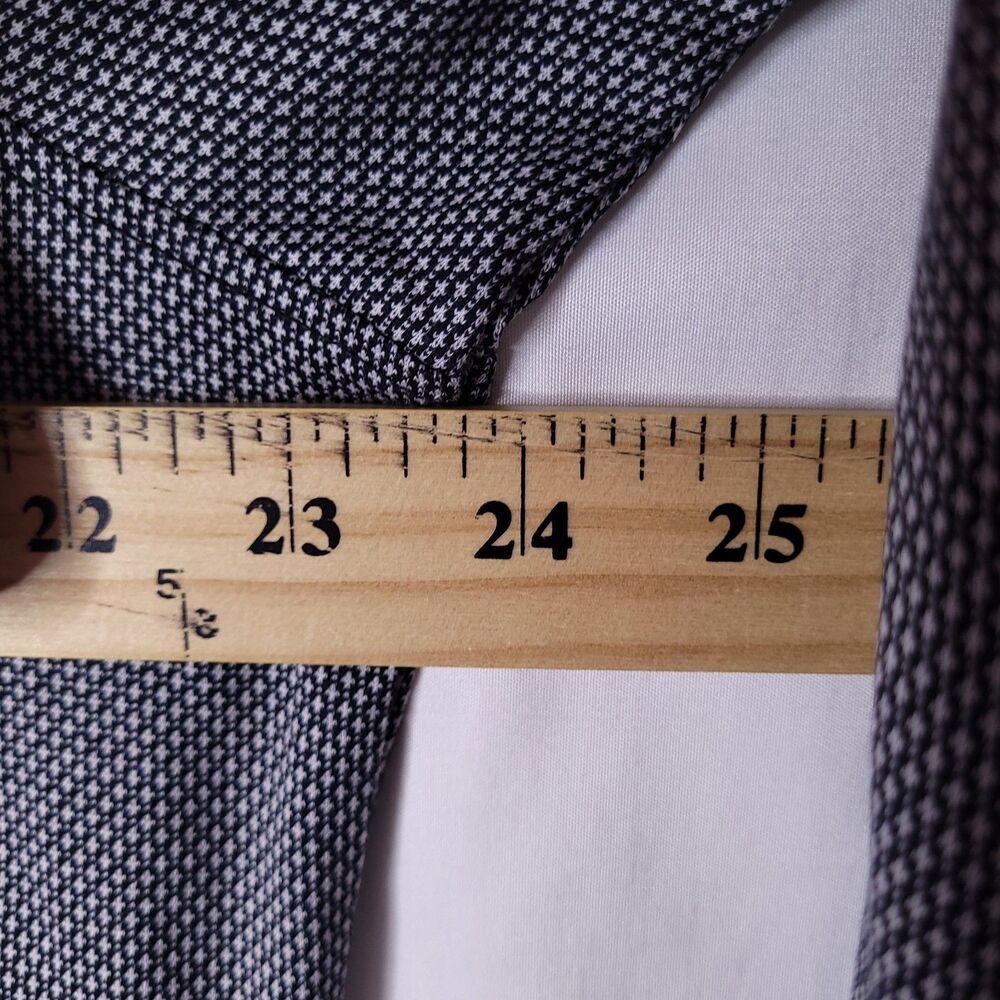Untuckit Polo Shirt Mens Large Gray Damaschino Diamond Birdseye Long Sleeve - Picture 7 of 12